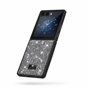 Glitter Case The One Luxury Sams Z Flip 8 / сив /